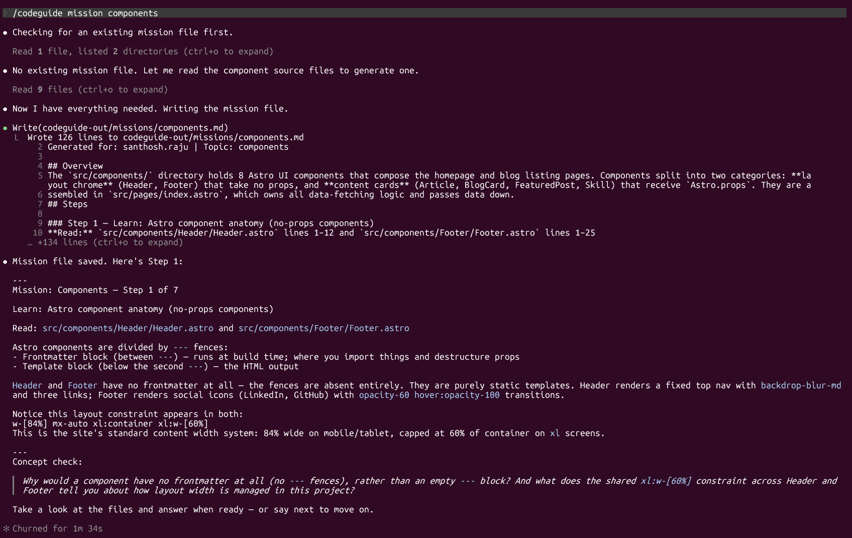 Codeguide-tour